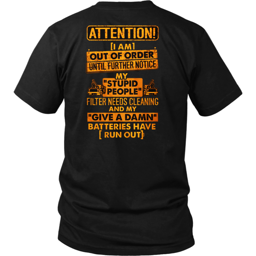 Proud Tow Truck Operator Shirt