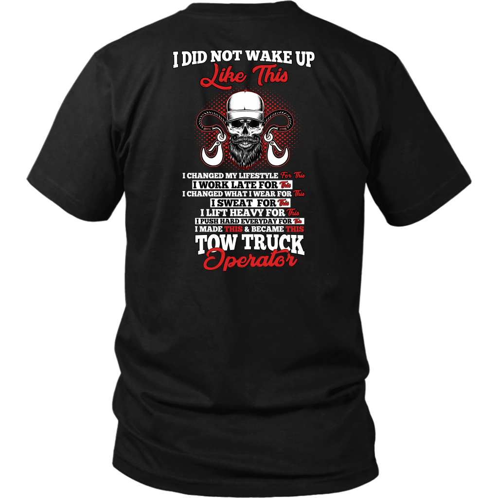 Proud Tow Truck Operator Shirt