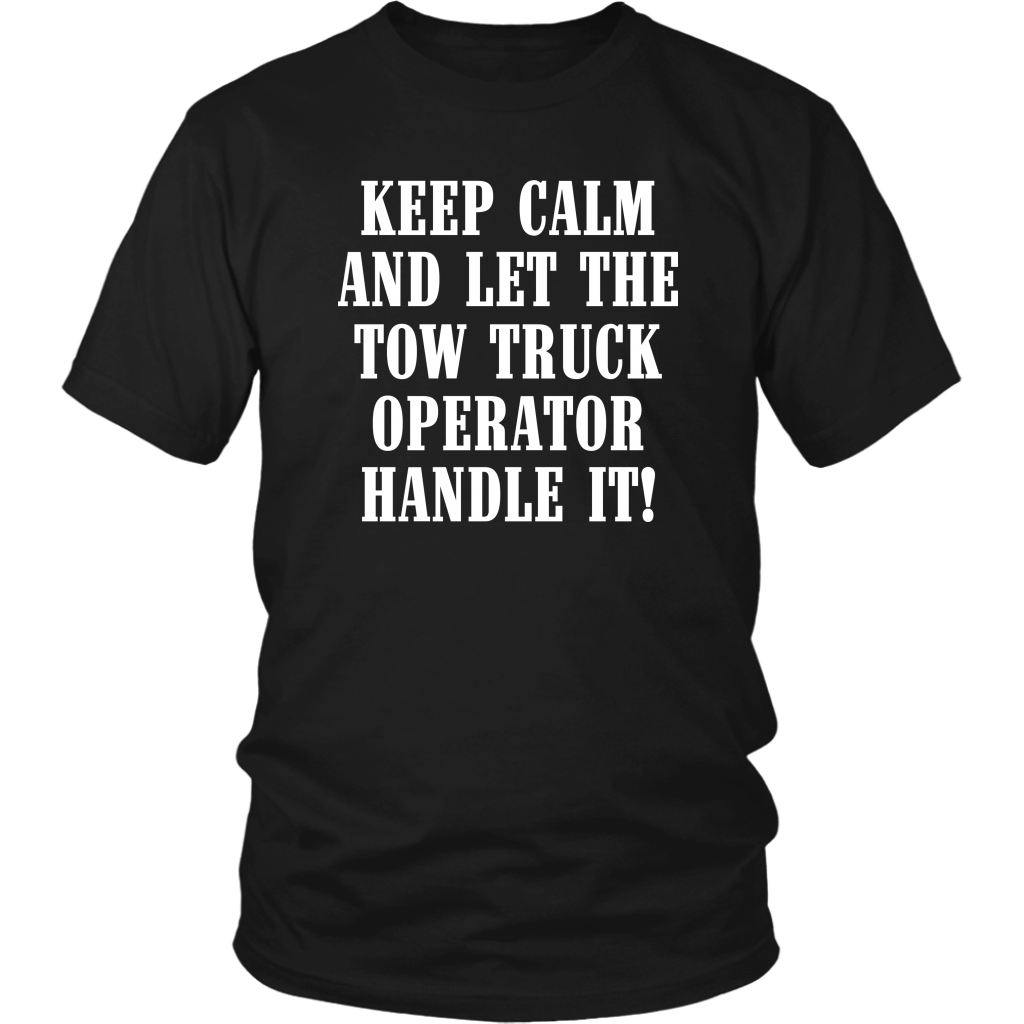 Keep Calm And Let The Tow Truck Operator Handle It Hoodie - view 4