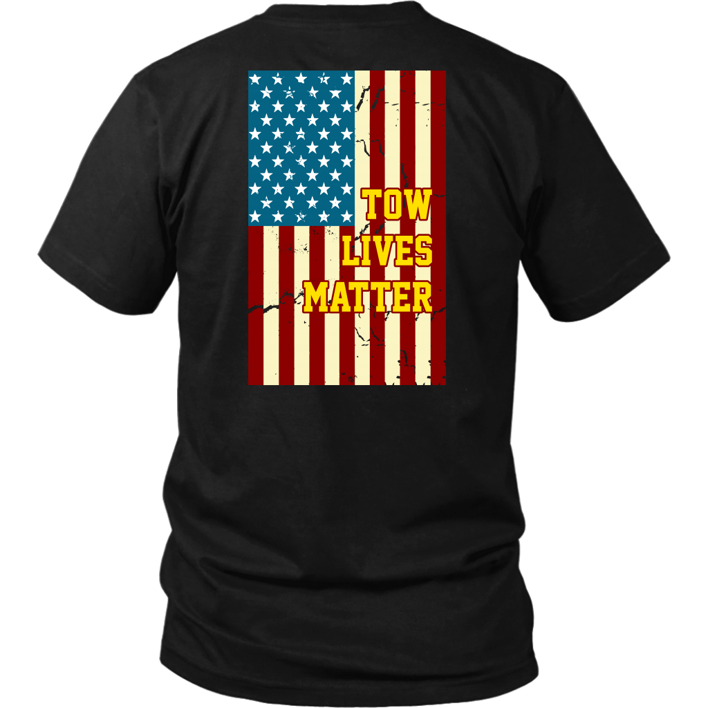 Tow Lives Matter USA Flag