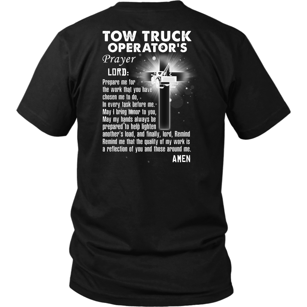 Tow Truck Operator's Prayer Shirt
