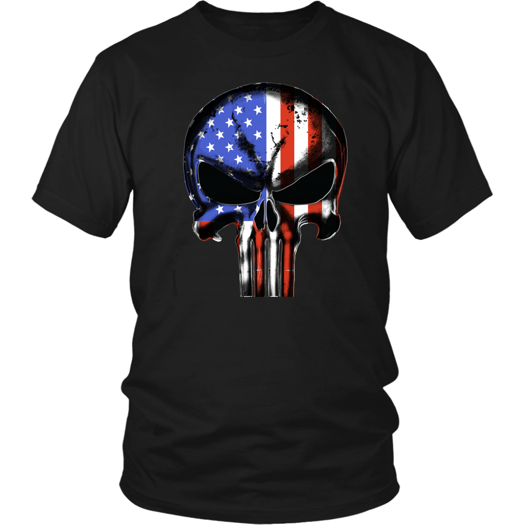 USA Flag Punisher T-shirt ©