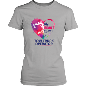 My Heart belongs to a Tow Truck Operator Hoodie