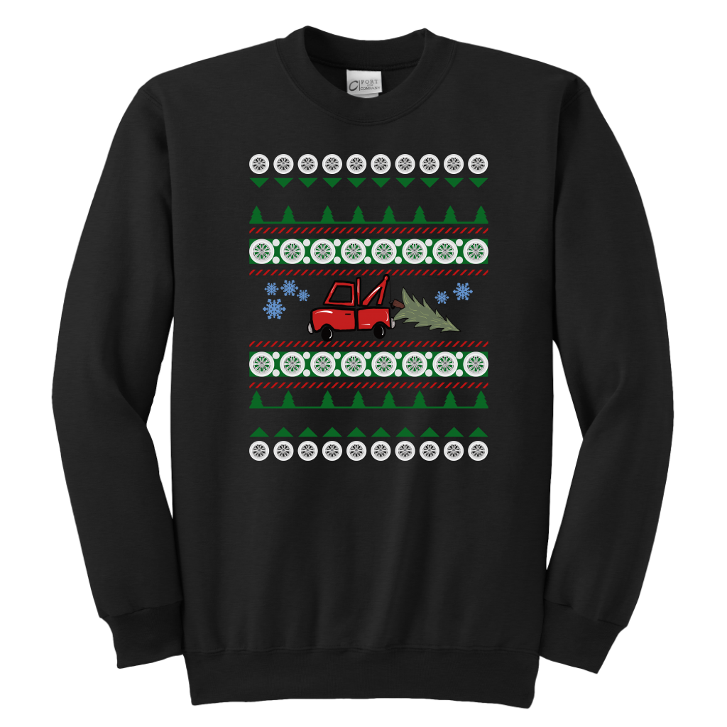 PROUD TOW TRUCK OPERATOR UGLY CHRISTMAS SWEATER - view 11