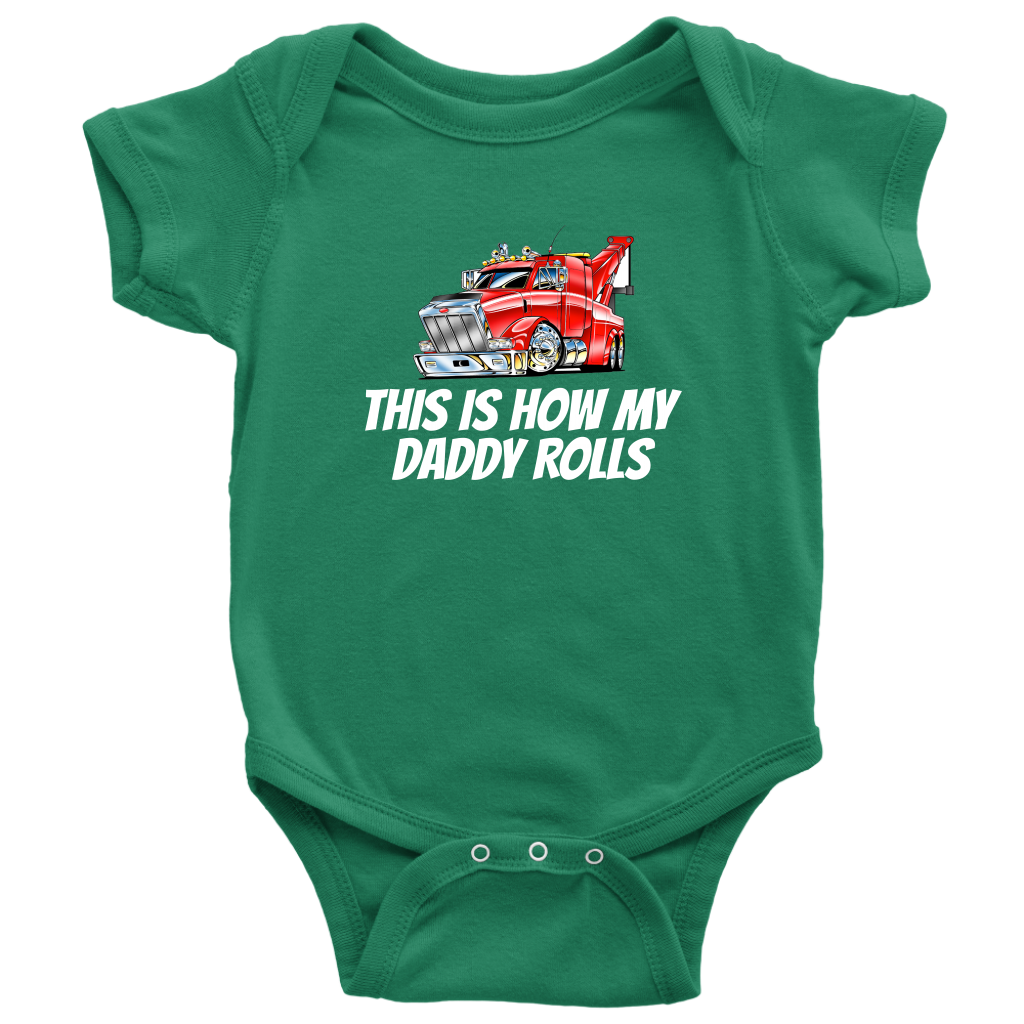 This Is How My Daddy Rolls Baby Shirt - view 2