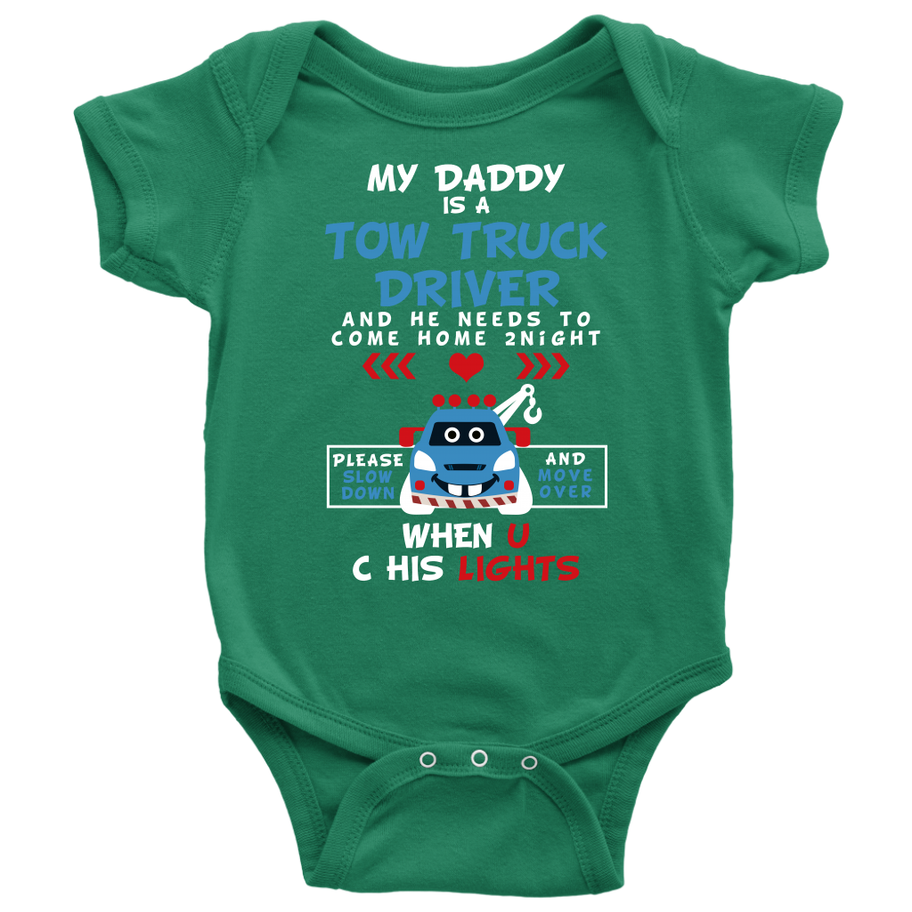 My Daddy Is A Tow Truck Driver Onesie - view 3