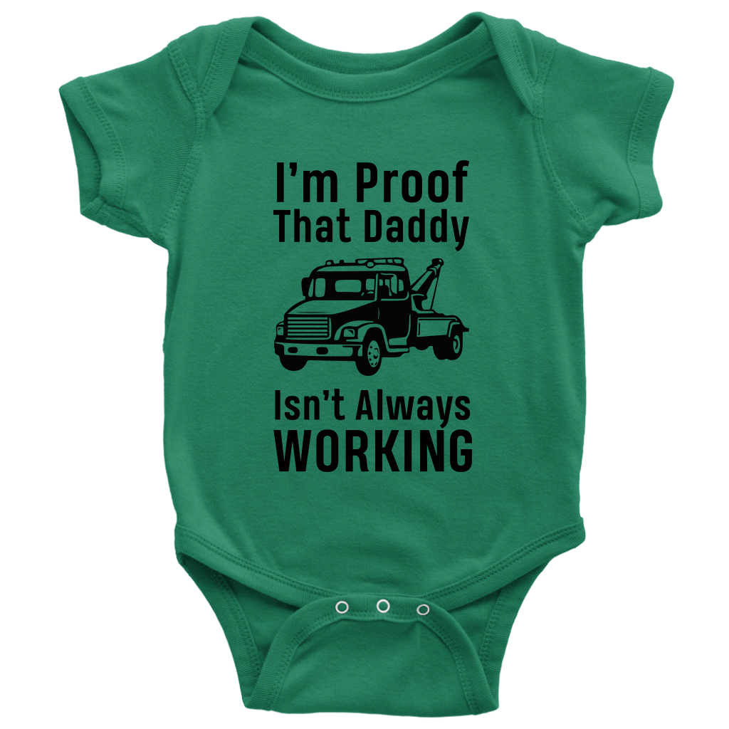 I'm Proof That Daddy Isn't Always Working Onesie - view 2
