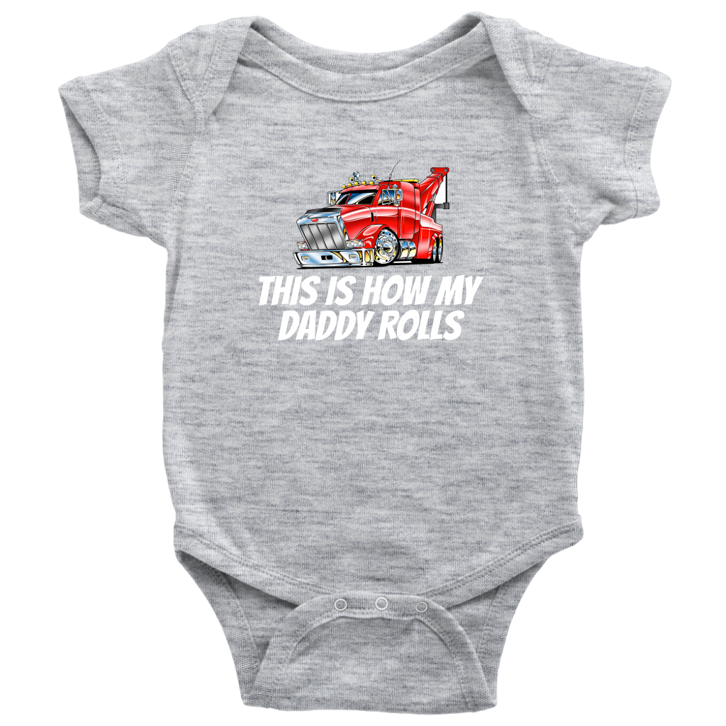 This Is How My Daddy Rolls Baby Shirt - view 3