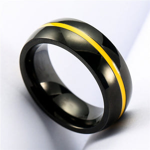 Thin Yellow Line Premium Ring