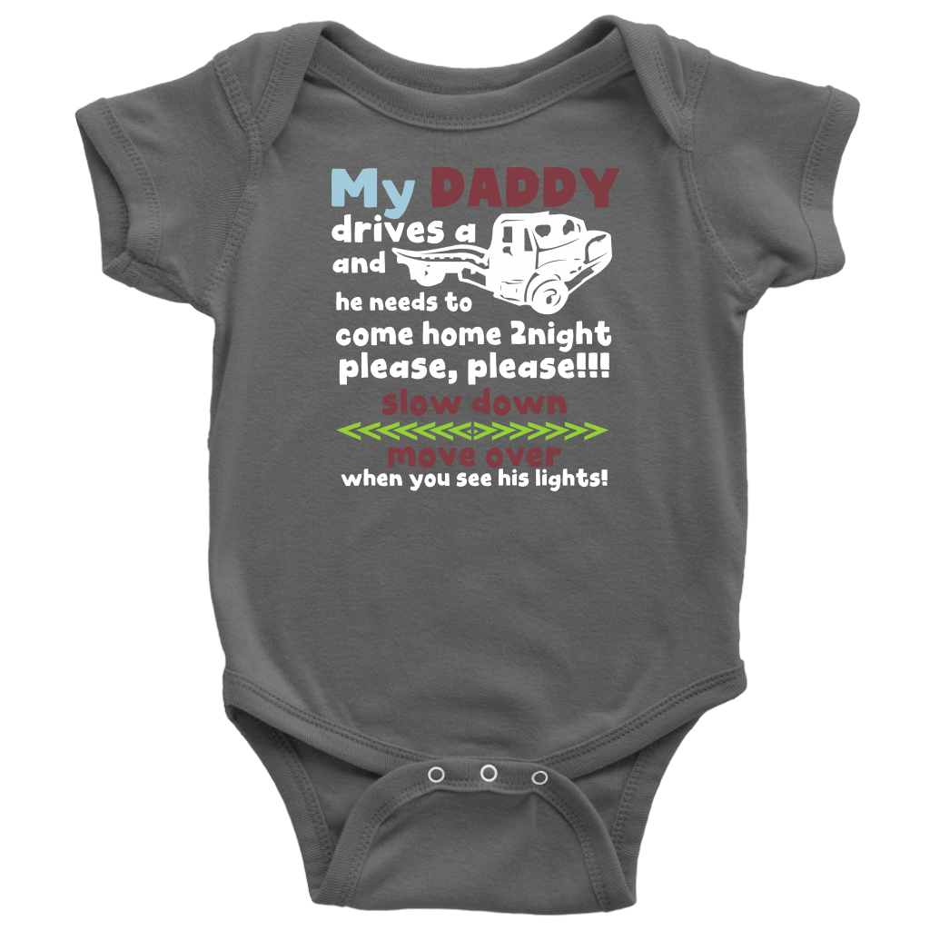 My Daddy Drives A Tow Truck Shirt - view 2