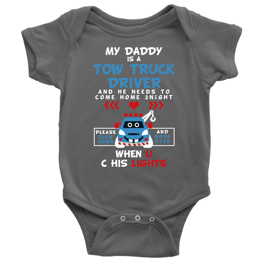 My Daddy Is A Tow Truck Driver Onesie - view 2