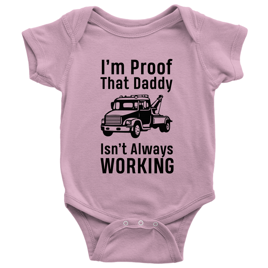 I'm Proof That Daddy Isn't Always Working Onesie - view 6