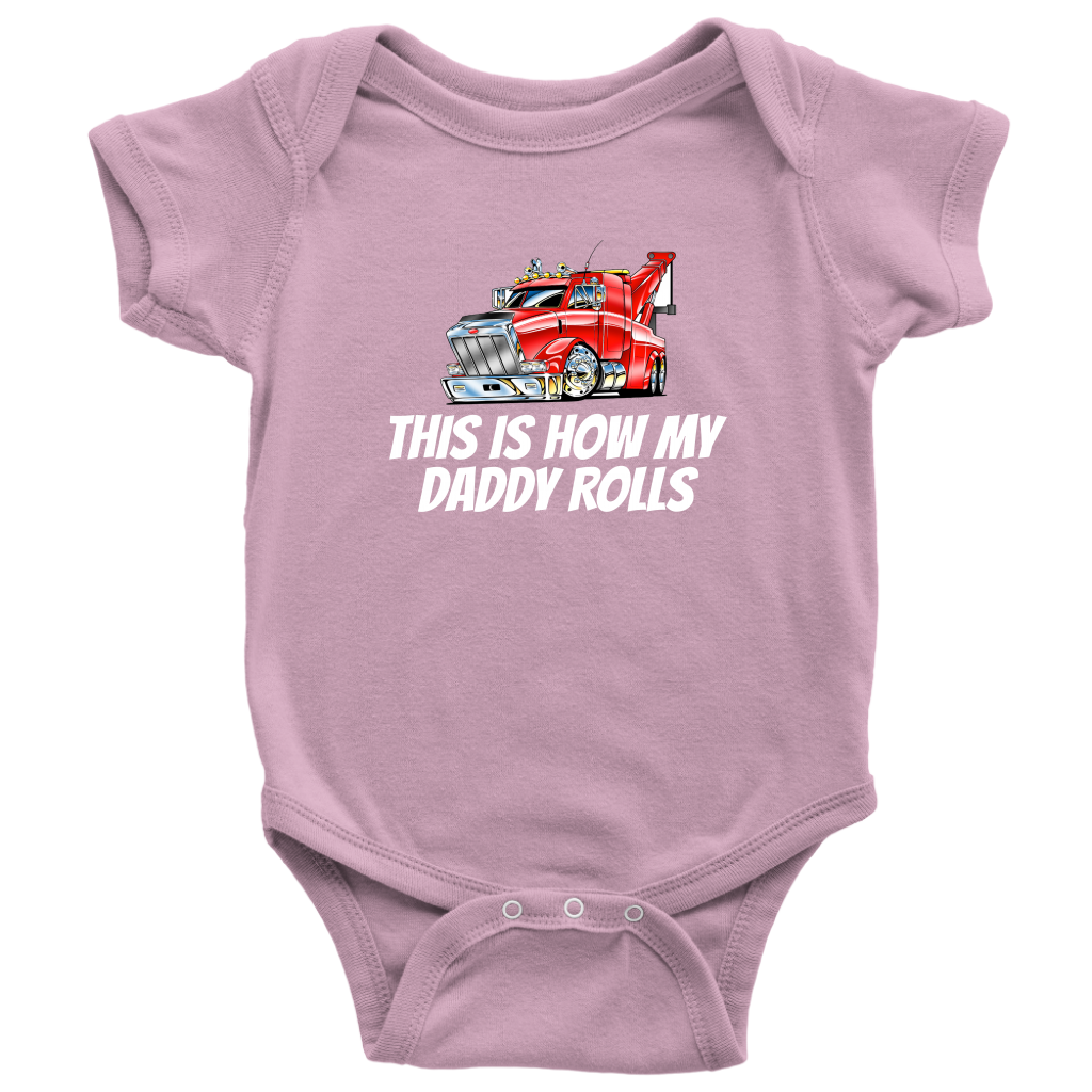 This Is How My Daddy Rolls Baby Shirt - view 6