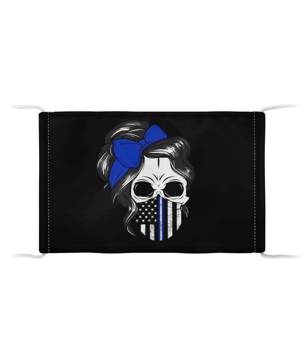 Thin Yellow Line Face Mask - view 3