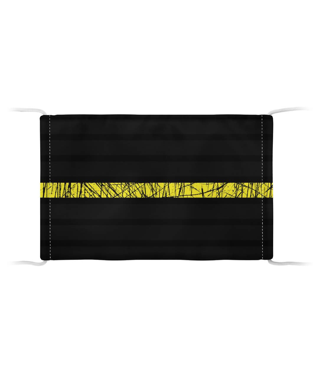 Thin Yellow Line Face Mask (Unisex) - view 4