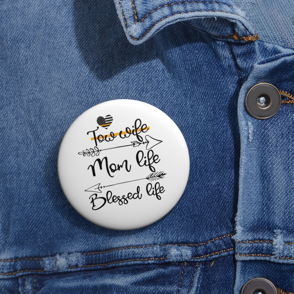 Tow Wife Pin Buttons - view 2