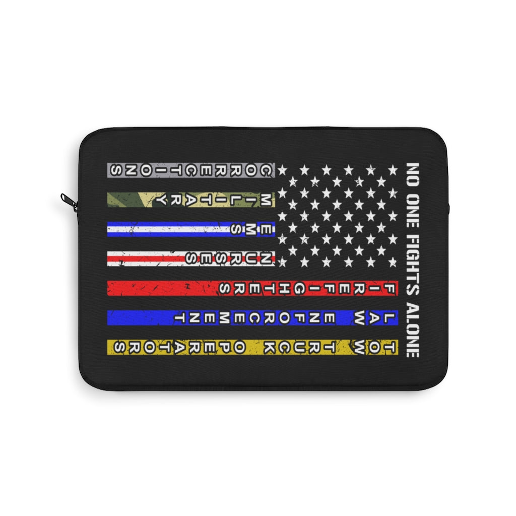 No One Fights Alone Laptop Sleeve