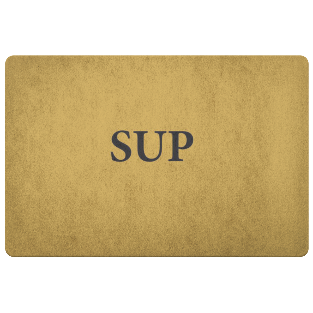 Sup Doormat (Hand Stenciled)