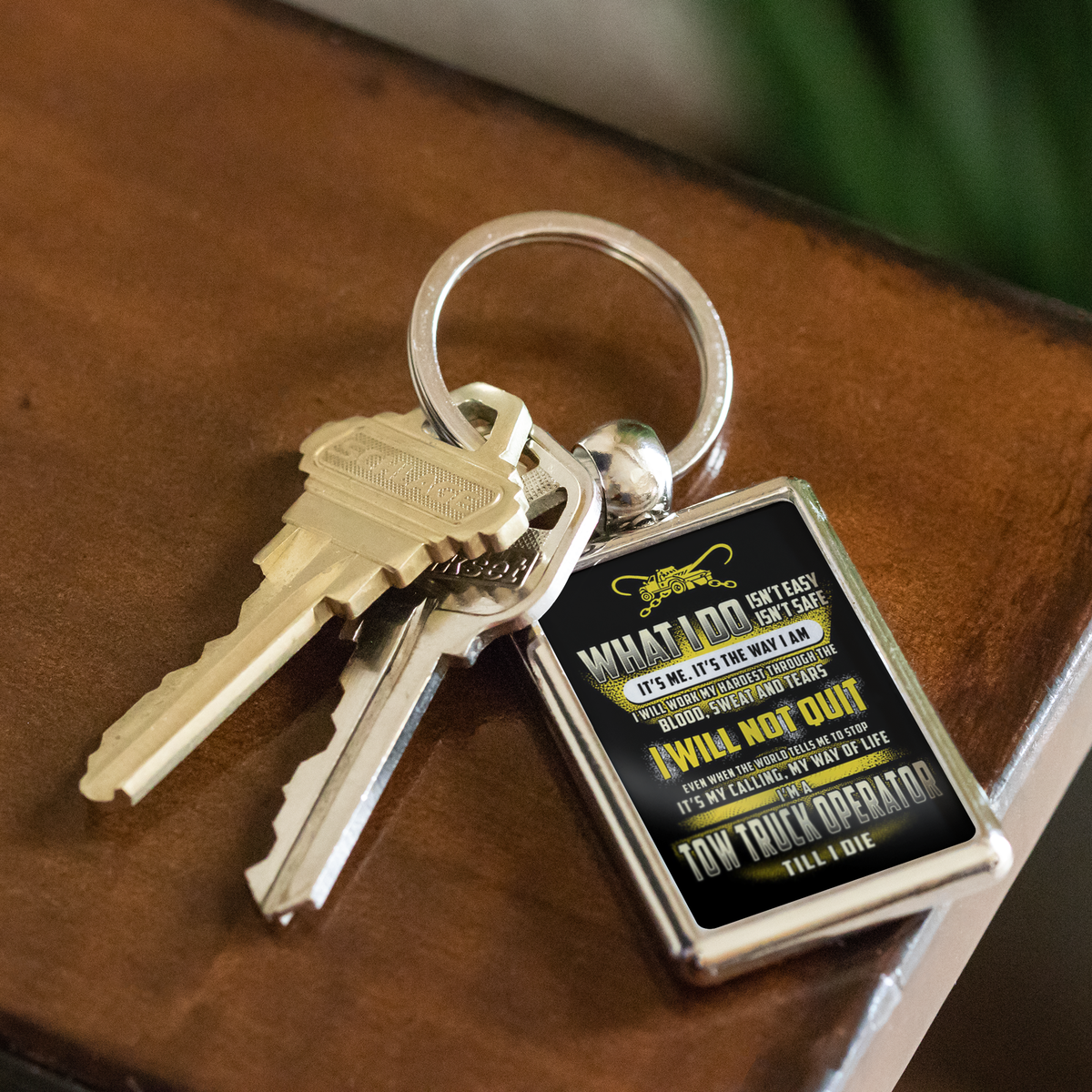 Proud Tow Operator Keychain