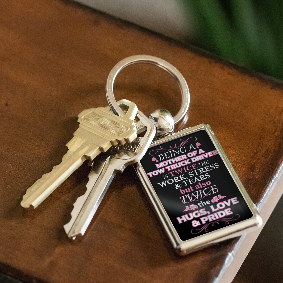 Proud Towing Fam Keychain