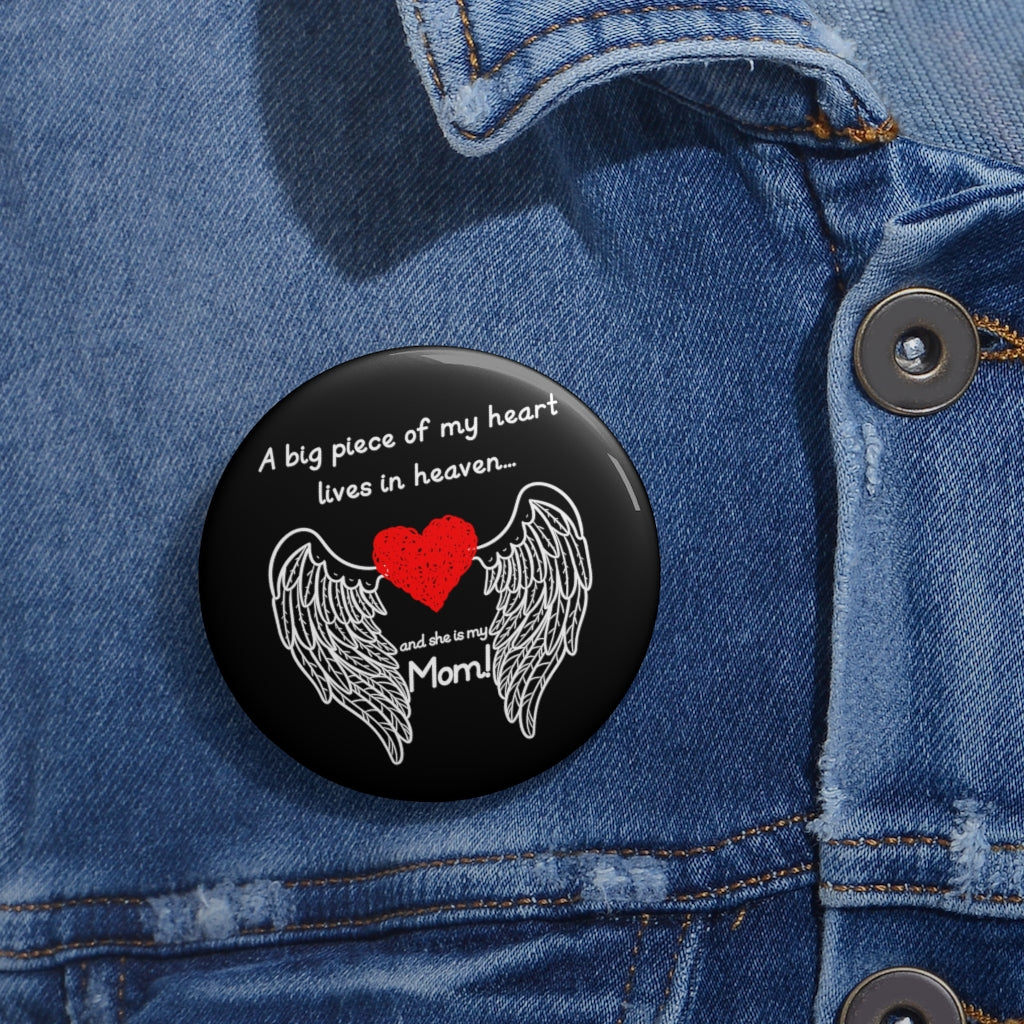 A Big Piece Of My Heart Pin Buttons - view 2