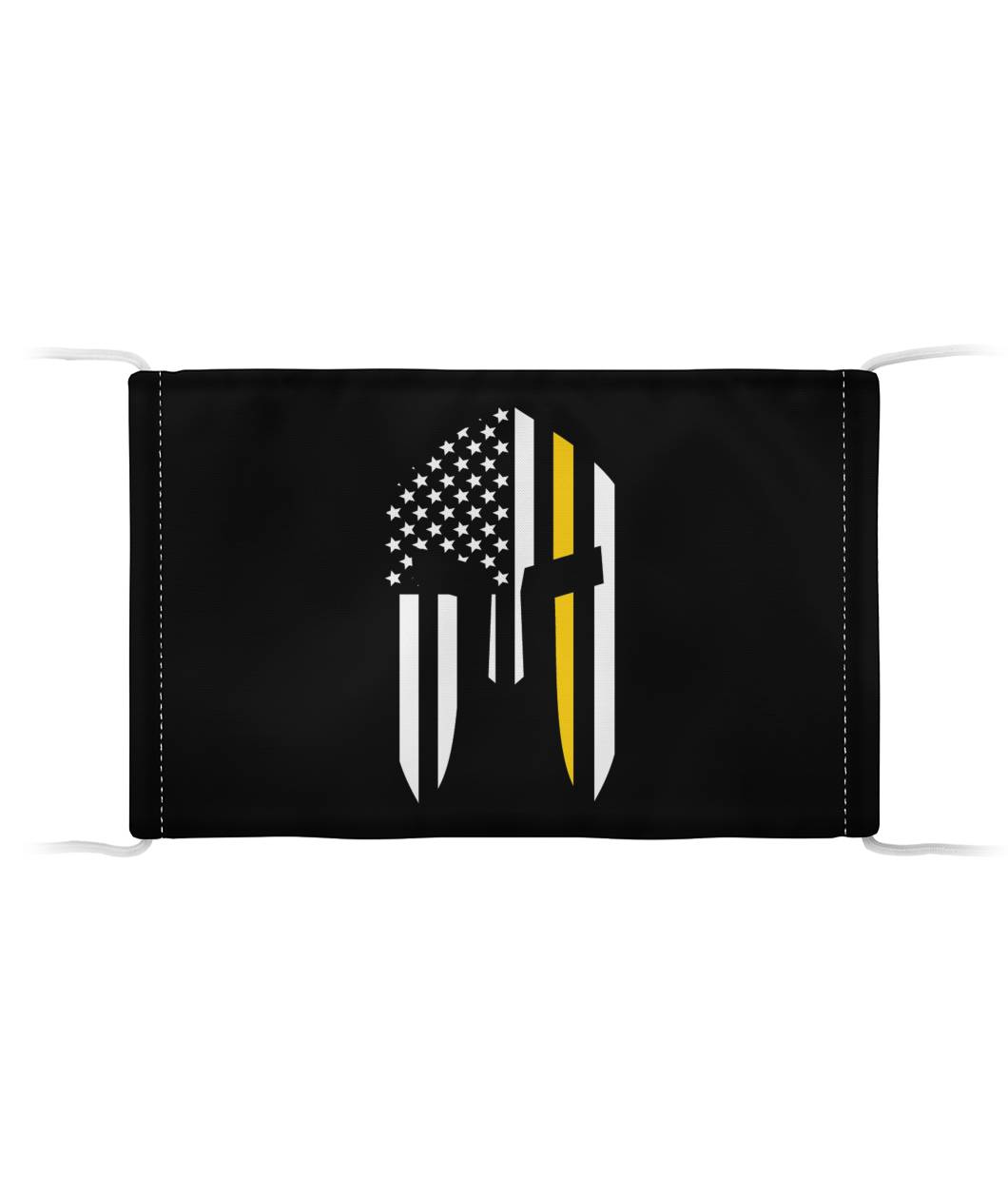 Thin Yellow Line Face Mask (Unisex) - view 4