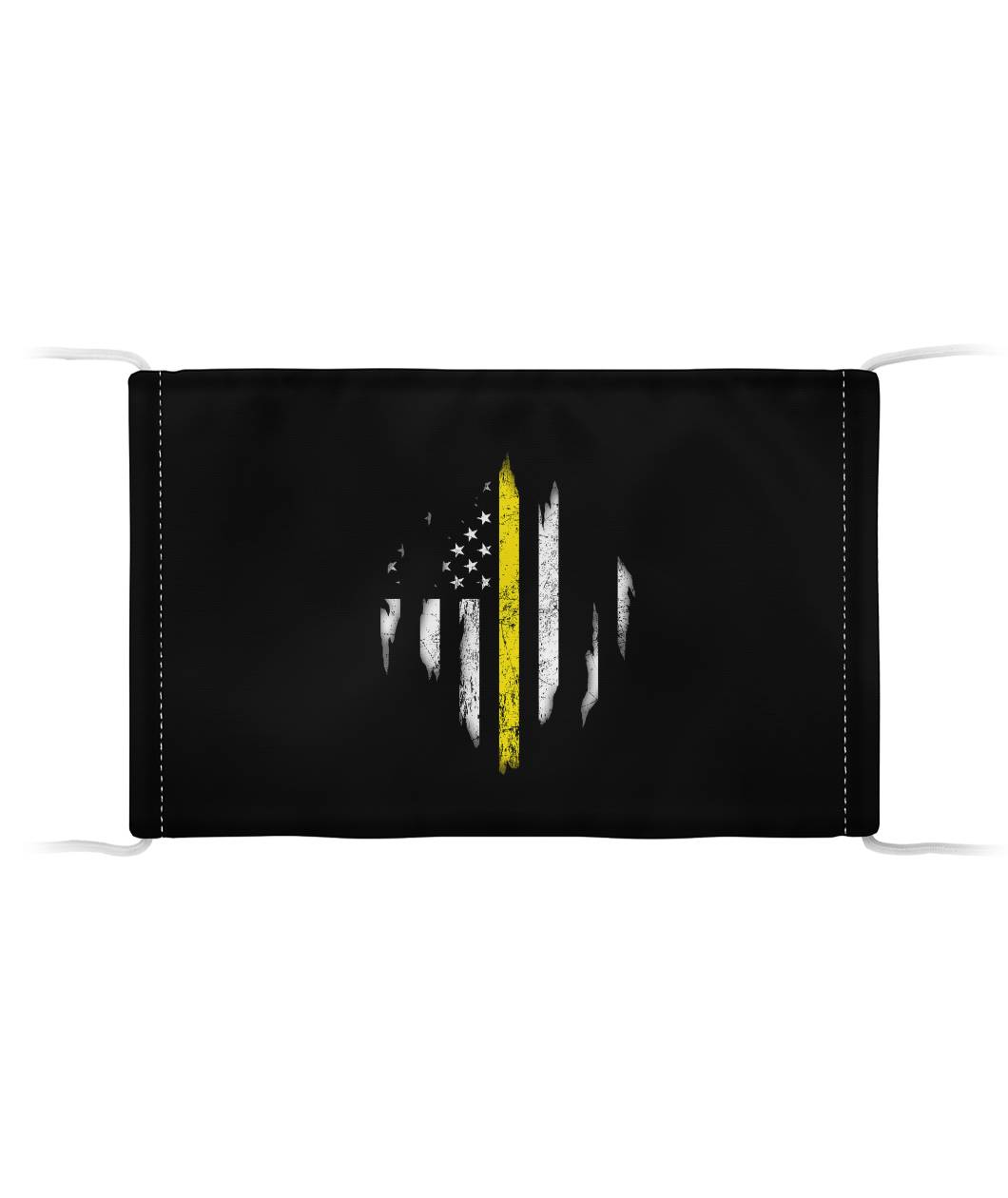 Thin Yellow Line Face Mask (Unisex) - view 4