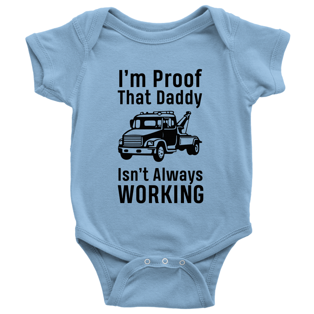 I'm Proof That Daddy Isn't Always Working Onesie - view 5