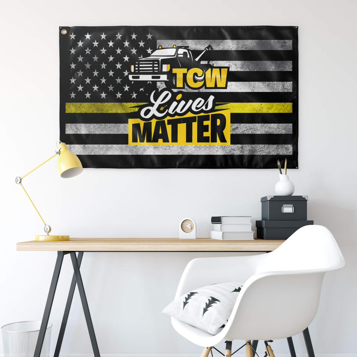 #Towlivesmatter Flag - Premium Quality - view 4