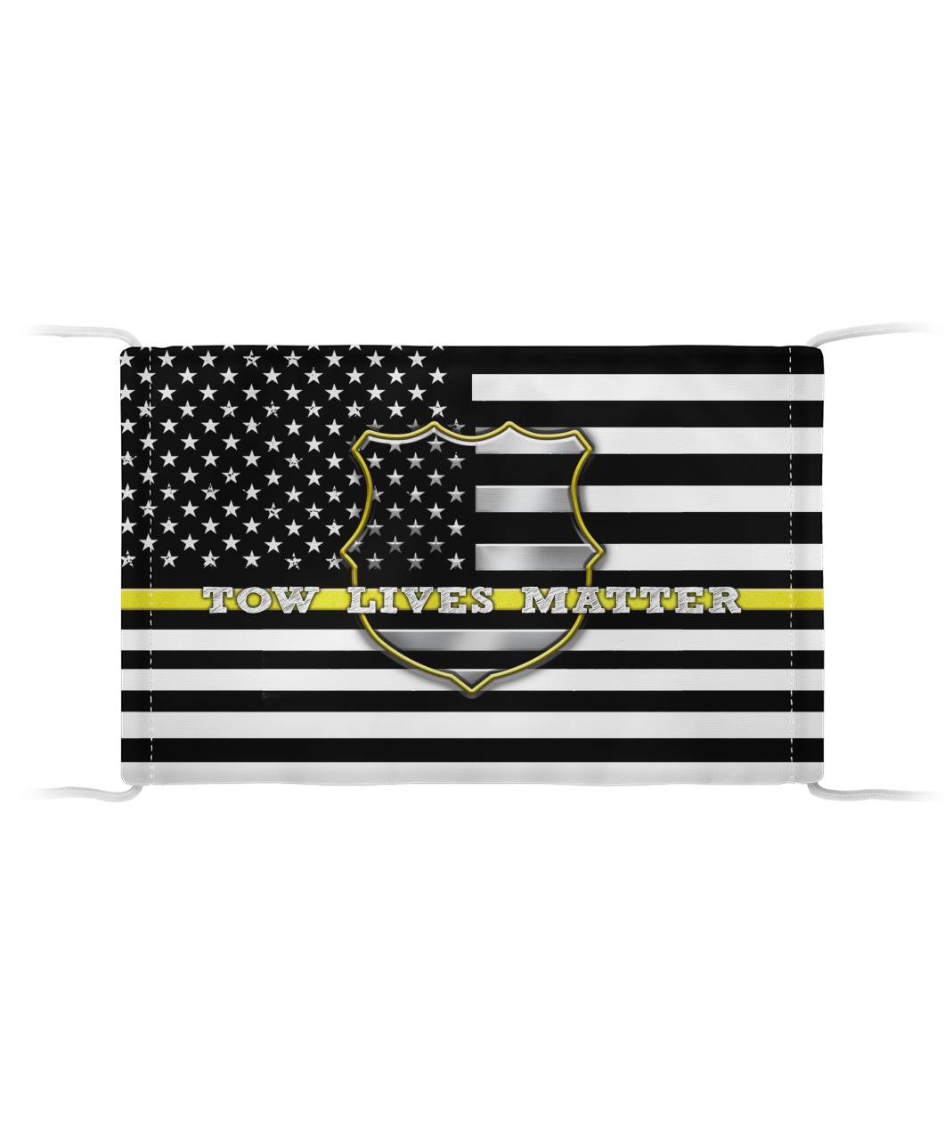 Proud Tow Truck Operator Face Mask (Unisex) - view 4
