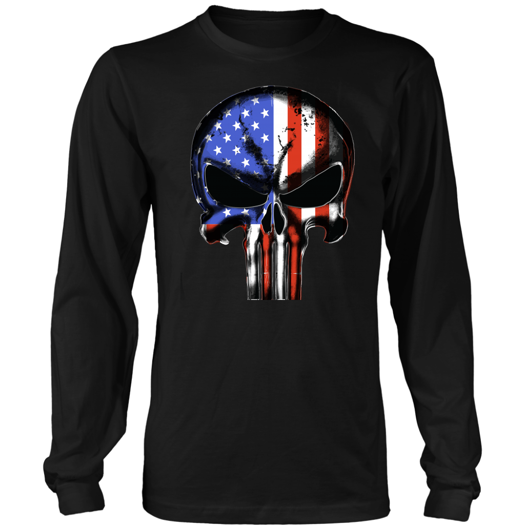 USA Flag Punisher T-shirt © - view 7
