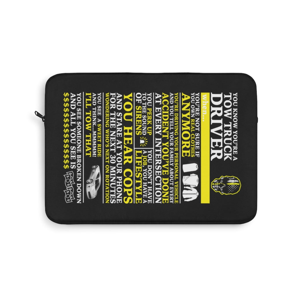 Tow Operator Laptop Sleeve