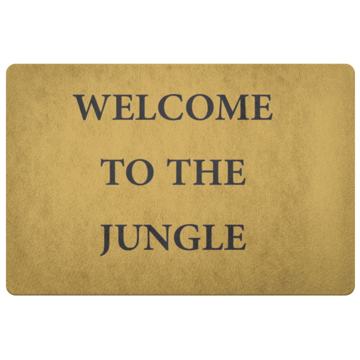Welcome to the Jungle Doormat (Hand Stenciled)
