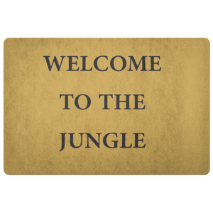 Welcome to the Jungle Doormat (Hand Stenciled)