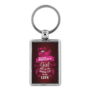 Proud Tow Truck Driver's Girl Keychain