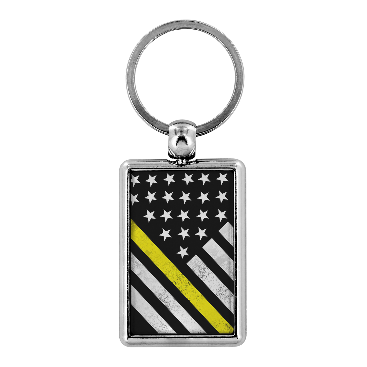 Thin Yellow Line Keychain - view 2