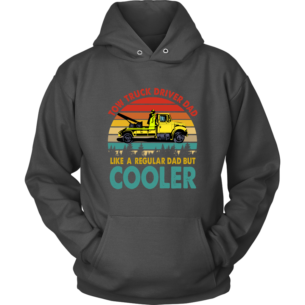 Tow Truck Driver Dad Like A Regular Dad But Cooler Shirt - view 10
