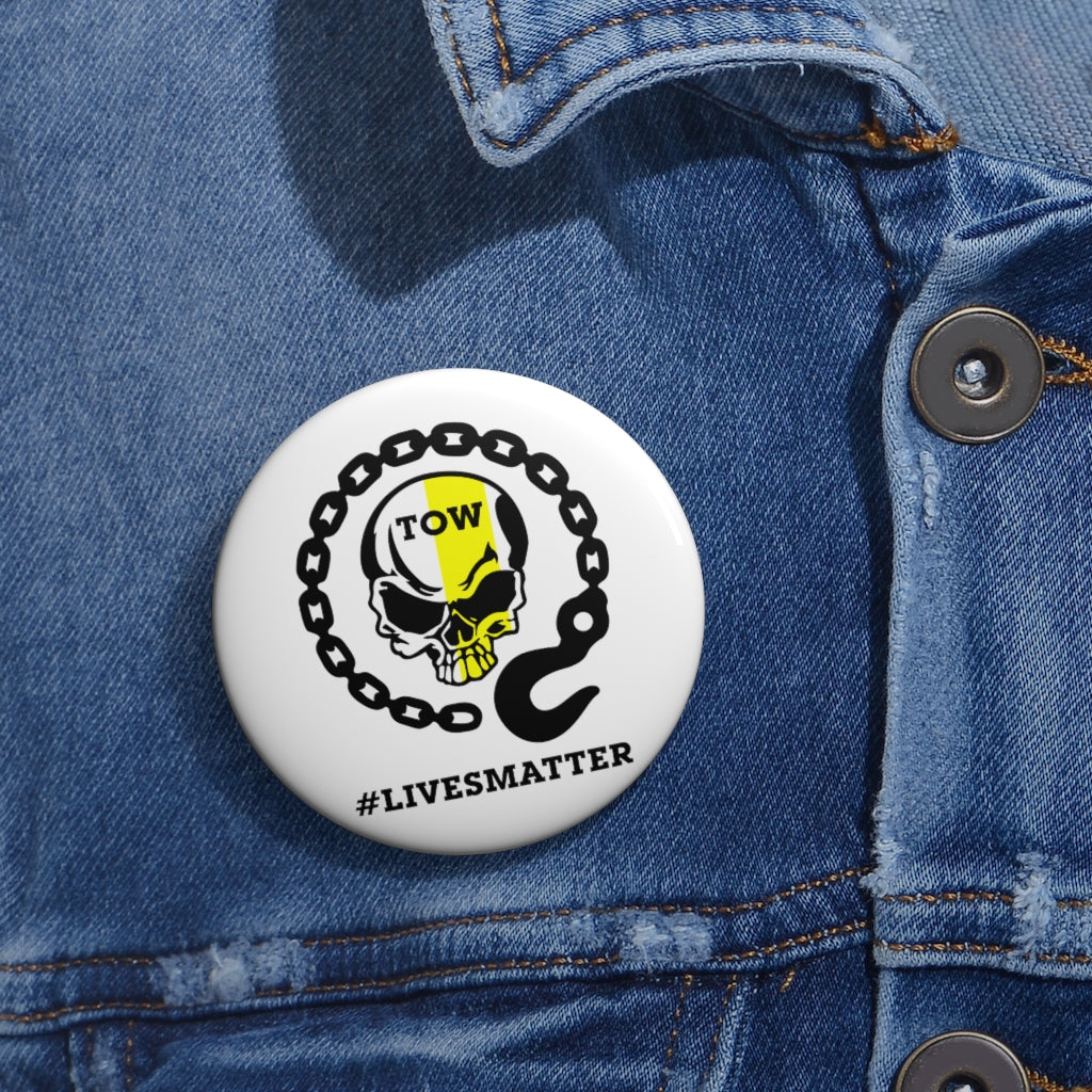 Towlivesmatter Pin Buttons - view 2