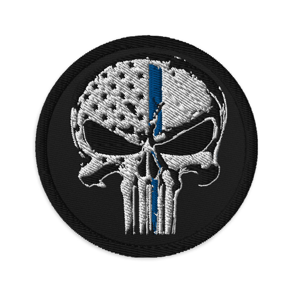 Thin Yellow Line Embroidered patches