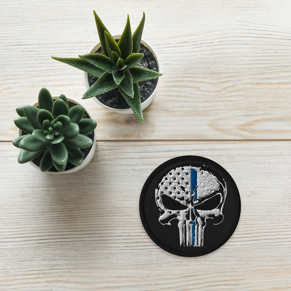 Thin Yellow Line Embroidered patches - view 5