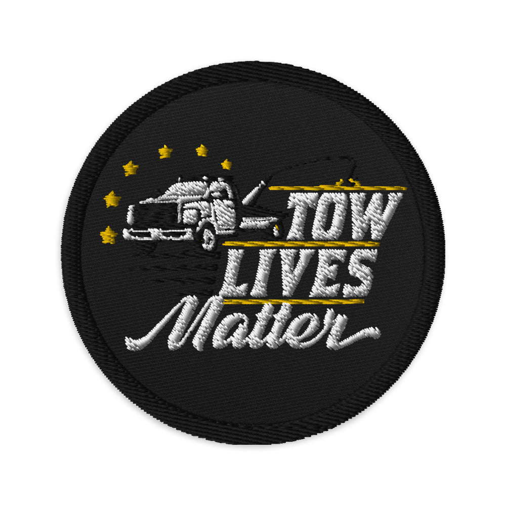 Tow Truck Operator Embroidered patches - Towlivesmatter