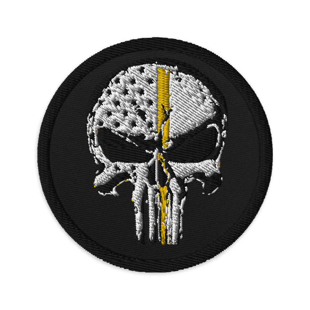 Thin Yellow Line Embroidered patches