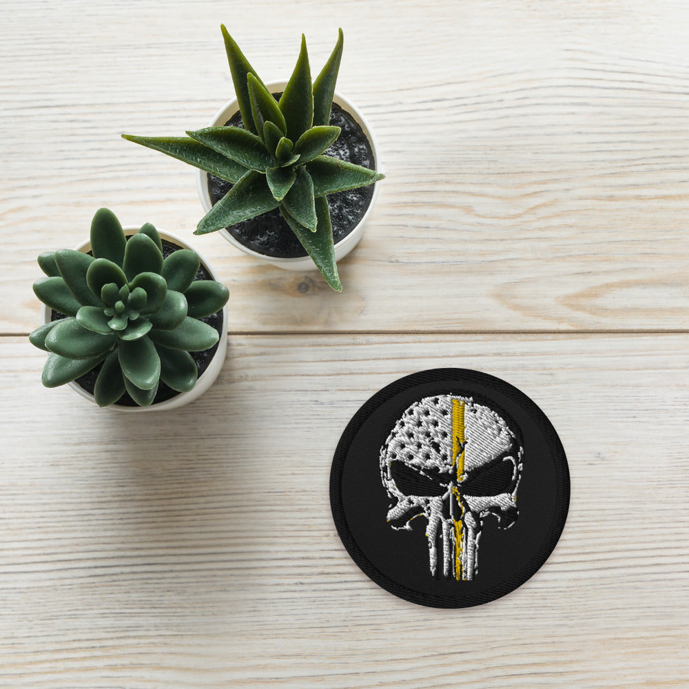 Thin Yellow Line Embroidered patches - view 5