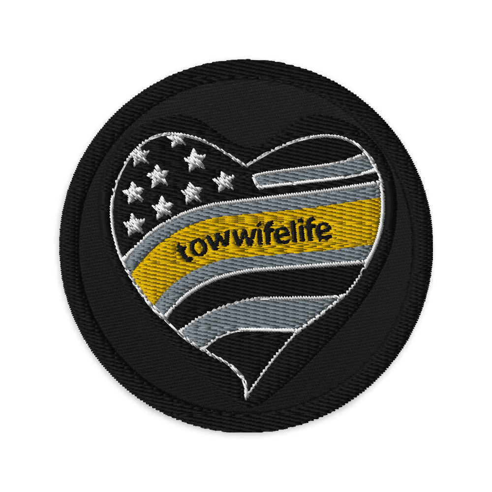 Tow Wife Life Embroidered patches
