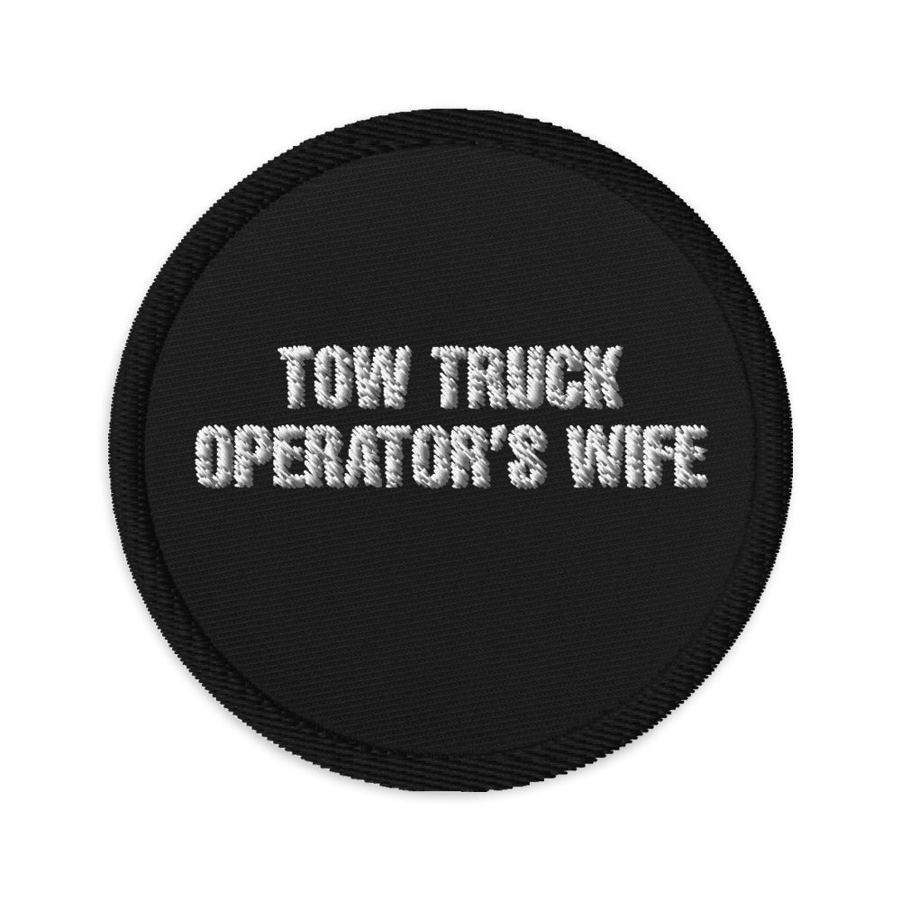 Tow Truck Operator Embroidered patches