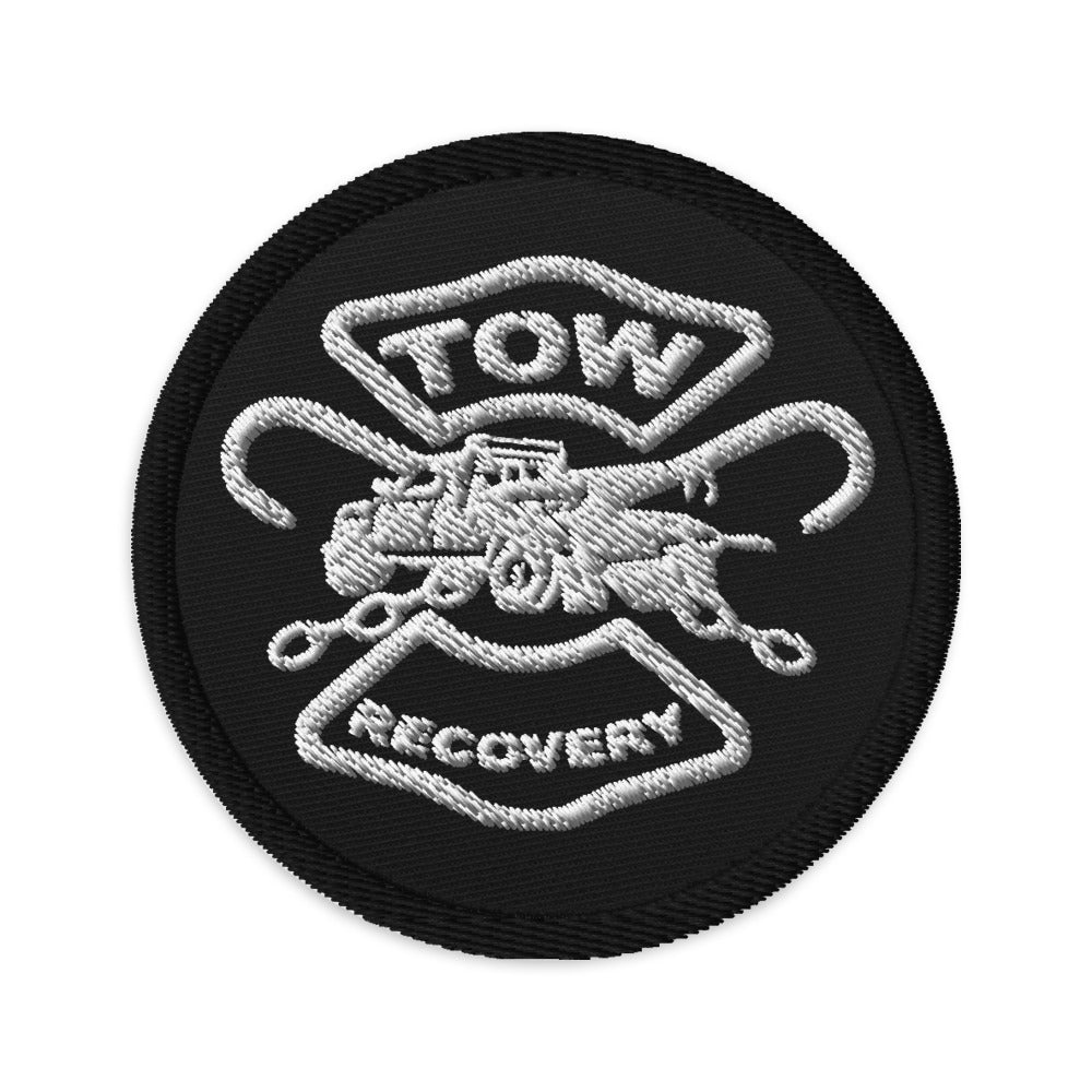 Recovery Is Badass Blue Embroidered Patch