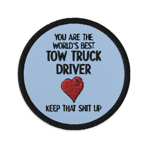 Tow Truck Driver Embroidered patches