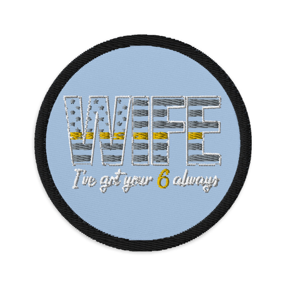 Wife I've Got Your 6 Embroidered patches - view 6