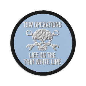 Tow Operator Embroidered patches