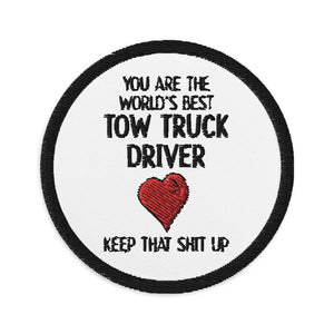 Tow Truck Driver Embroidered patches